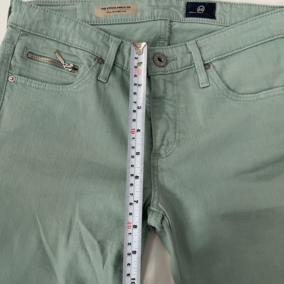 AG Adriano Goldschmied The Stevie Ankle Zip Slim Straight Leg Size 26R - Picture 12 of 13